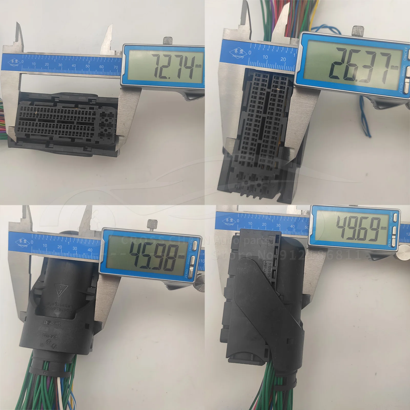 Совместим с компьютерной платой Bosch ECU EDC17/16 разъем № 1 94 отверстия 2 60-pin жгут