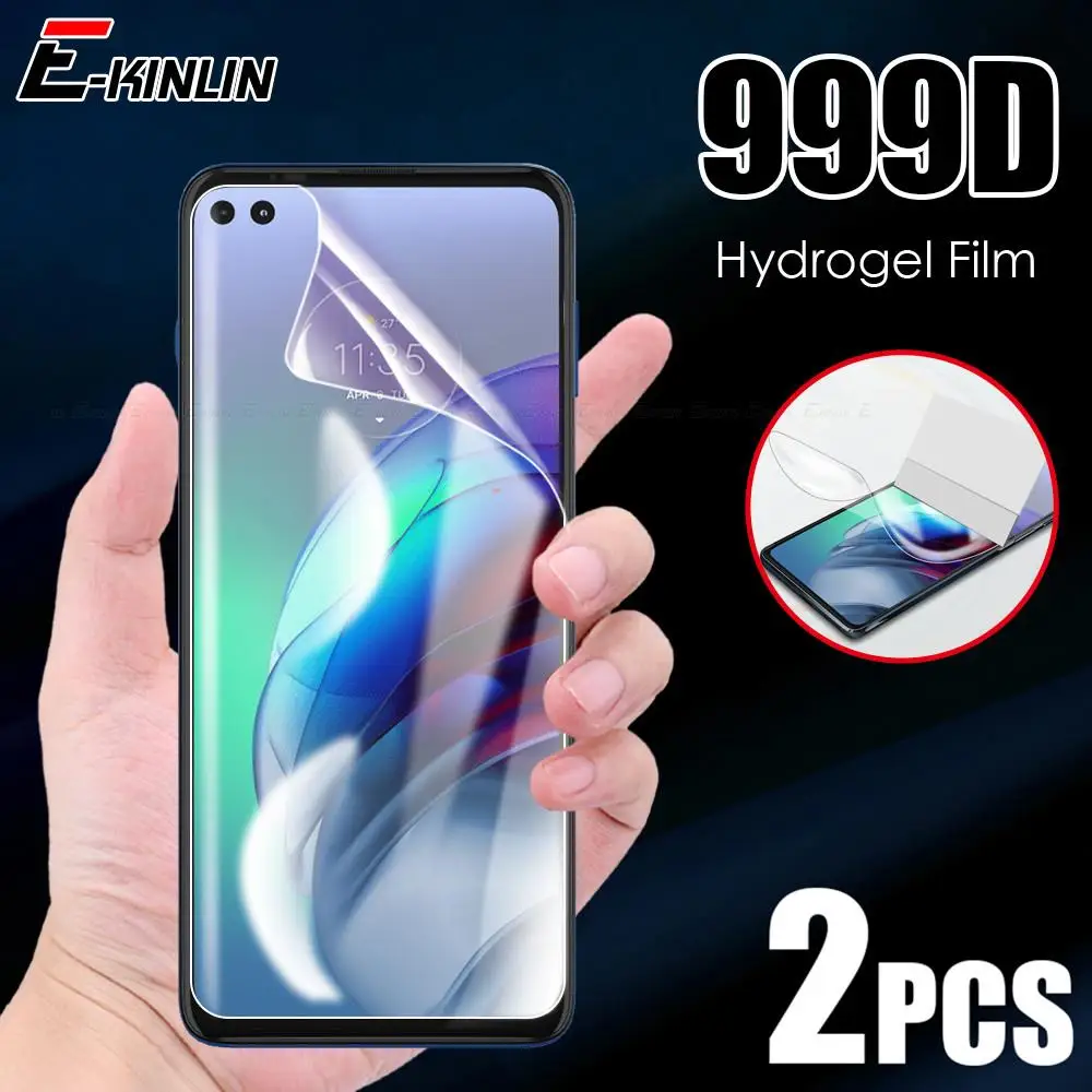 

Гидрогелевая пленка для Motorola Moto G30 G60 G60s G50 G100 G20 G10 G9 G8 Power Lite Plus Play, пленка с полным покрытием, 2 шт.
