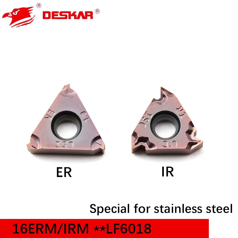 

DESKAR 16ERM/IRM AG60 AG55 1,5 ISO LF6018 Специальные резьбовые пластины из нержавеющей стали ​ Прессованный чипловитель ​