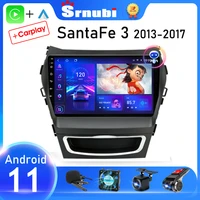 srnubi android 11 car stereo radio for hyundai santa fe 3 2013 2017 multimedia player 2 din navigation gps carplay dvd head unit
