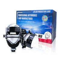 taochis m8 45w bi led projector lens h4 h7 high low beam car styling modification retrofit headlights upgrade bi led car lights