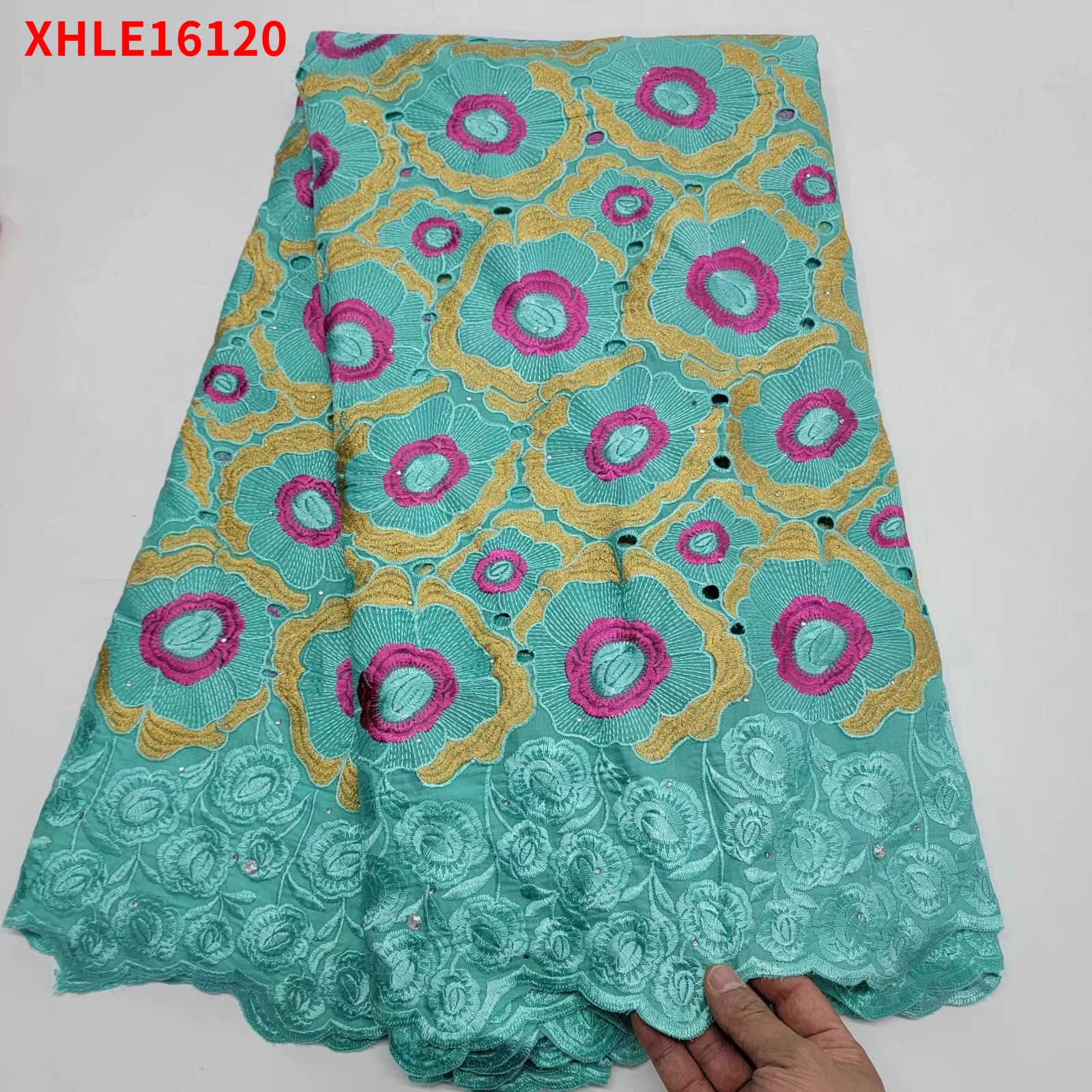 Новое поступление африканская швейцарская кружевная ткань Большая распродажа