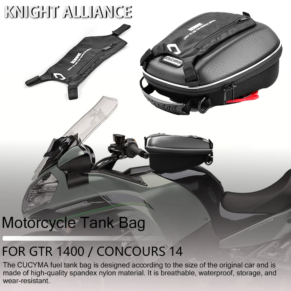 

Waterproof Motorcycle Accessories Tank Bag Backpack For Kawasaki GTR1400 GTR 1400 Concours14 Concours 14 Luggage Travel Bags