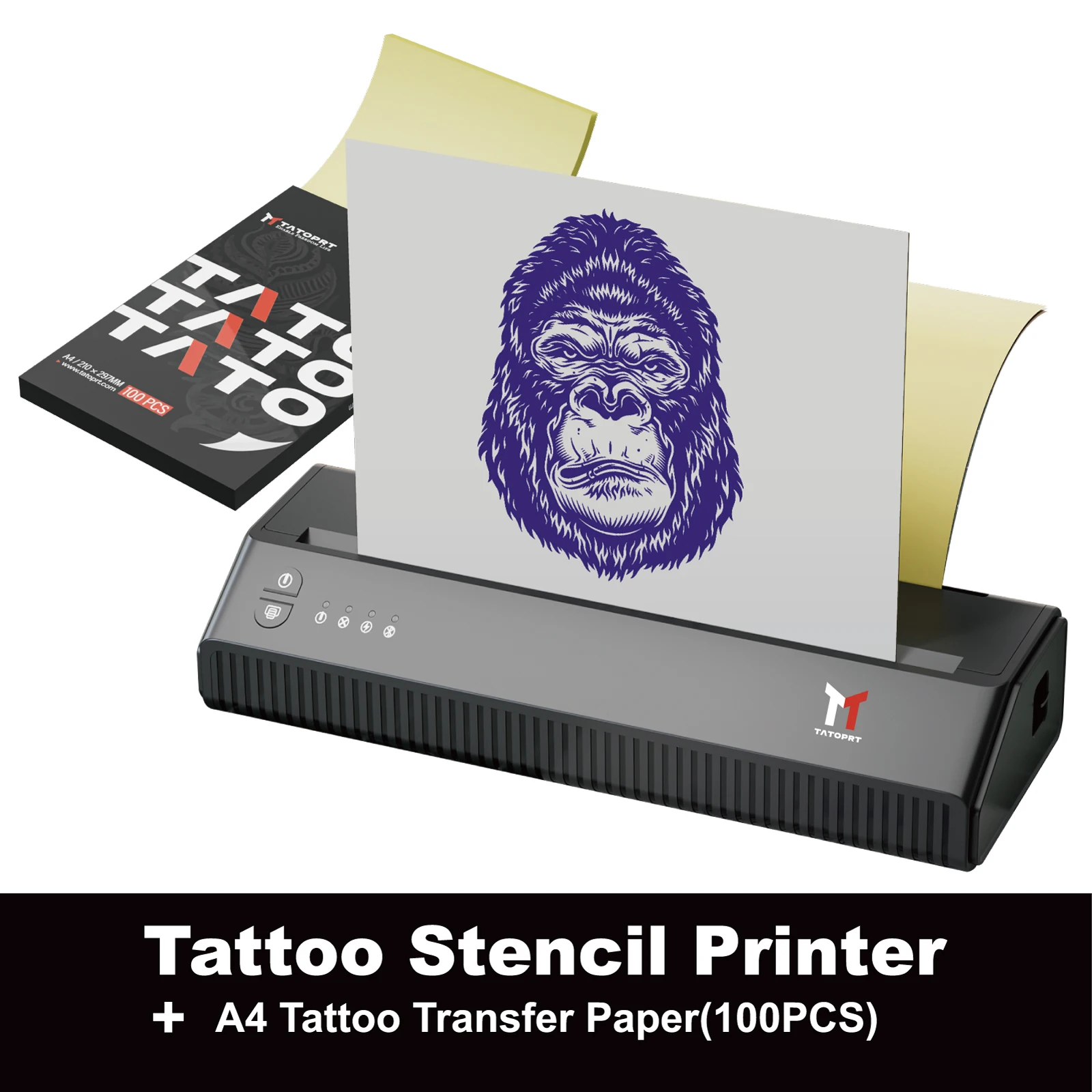 MHT-Portable Tattoo Stencil Printer Thermal Copier Transfer Machine Mini A4 Thermal Tattoo Printer Wireless Portable Transfer (art.: 3920c8cebce04) - 3920c8cebce04