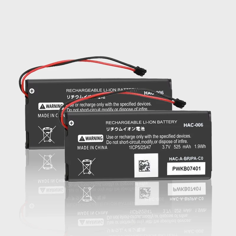 Фото Аккумулятор HAC-006 525 мАч для контроллеров Joy-Con Nintendo Switch, совместим с HAC-BPJPA-C0, HAC-015/016, аксессуары для Joy-Con №3