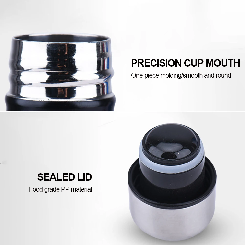 WSKEJI 1000 мл спортивная бутылка для воды из нержавеющей стали двойной герметичный