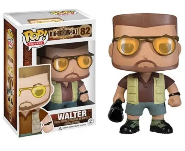 FUNKO POP BIG LEBOWSKI Зеленые пальцы The Dude 81 # Уолтер 82 Донни 83р Иисус 85 Фигурка из ПВХ