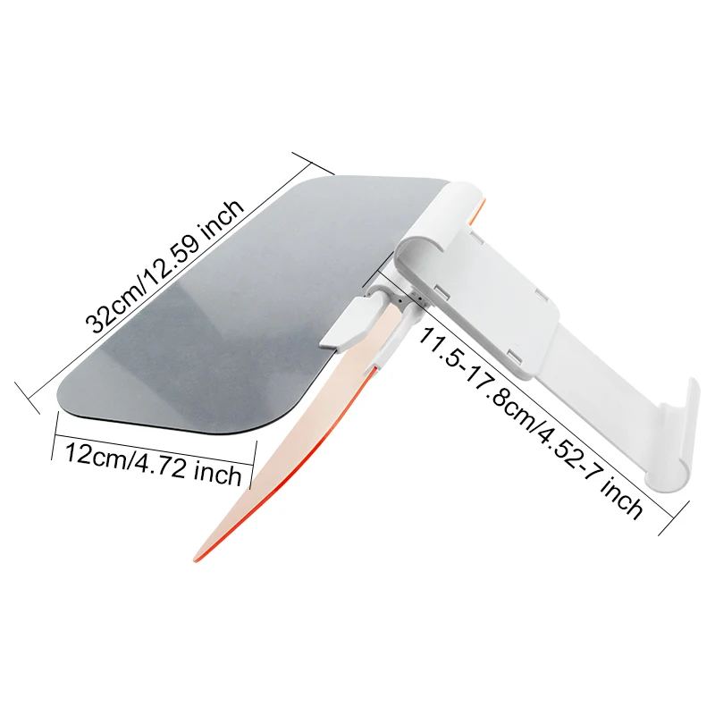 1 шт. Регулируемый антибликовый ослепительный двойной зеркальный светильник для