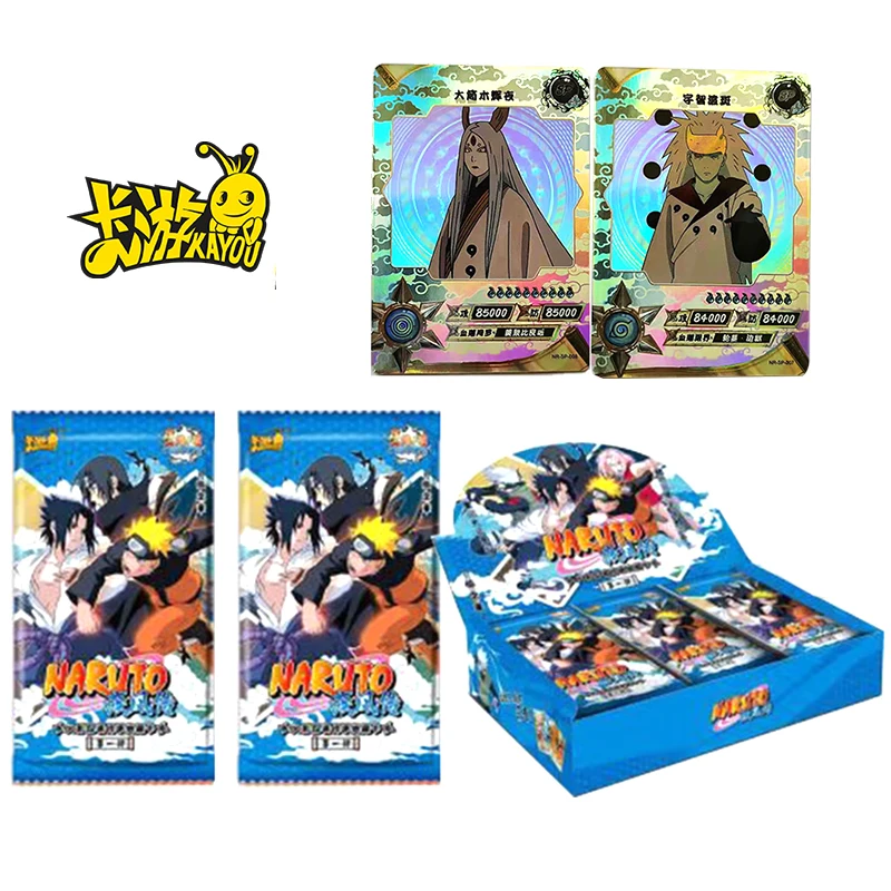 

Kayou Naruto Collection Cards Uzumaki Uchiha Sasuke Haruno Sakura Kakashi Tcg Trading Card Game For Children Birthday Gift
