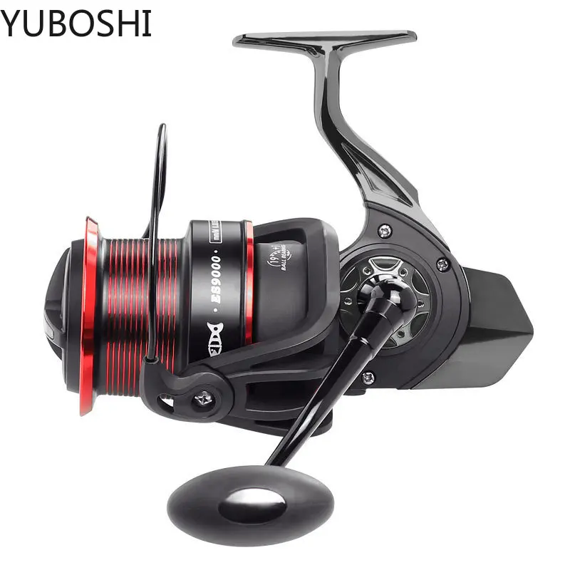 

New 9000 10000 ES-Series Soft Rubber Grip Spinning Reel Max Drag 10kg Oversized Carp Distant Fishing Reel