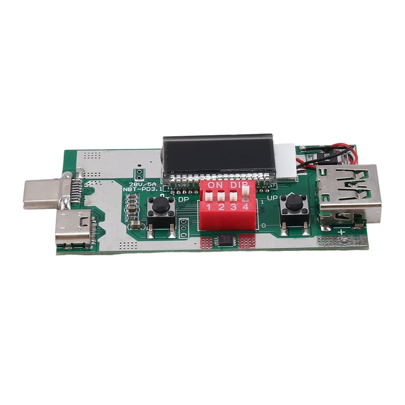 USB-тестер Type-C Многофункциональный измеритель напряжения и силы тока PD3.1 протокол