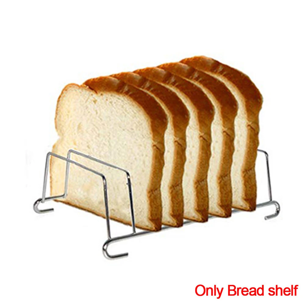 

Stainless Steel Bread Cooling Rack Toast Loaf Stand Restaurant Cooling Grid Rectangle Air Fryer Accessories Home Pancake Holder