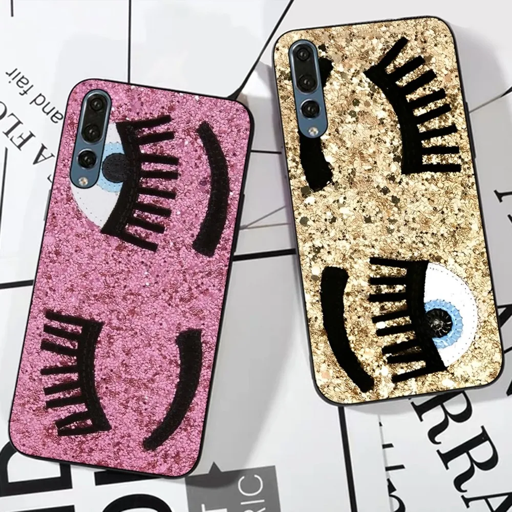 

Hot Ferragnies Eyes Chiara Phone Case For Huawei P 8 9 10 20 30 40 50 Pro Lite Psmart Honor 10 lite 70 Mate 20lite