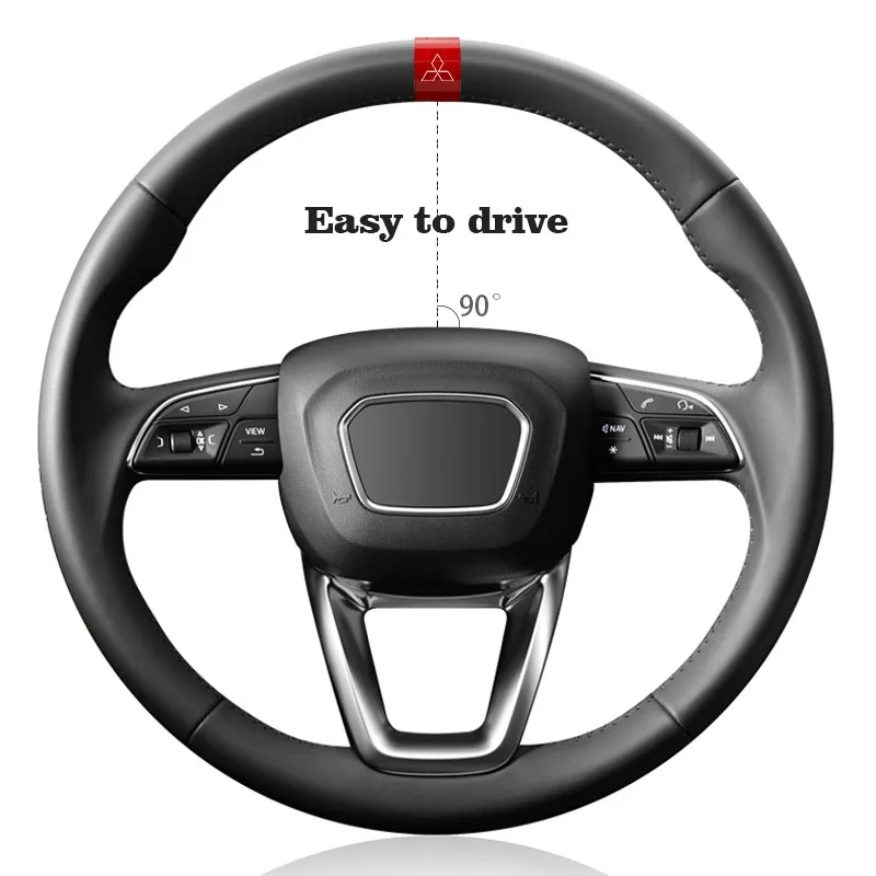 Логотип автомобиля наклейка на руль Национальный флаг украшение для Mitsubishi Outlander