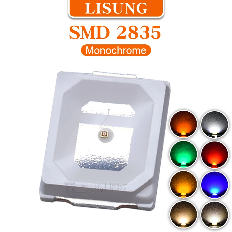 

100 шт./пакет Smd 2835 светодиодный красный желтый и зеленый цвета теплого белого и синего цвета оранжевый светильник на светодиодах прозрачный СВЕТОДИОДНЫЙ светильник набор диодов бусинковые лампы