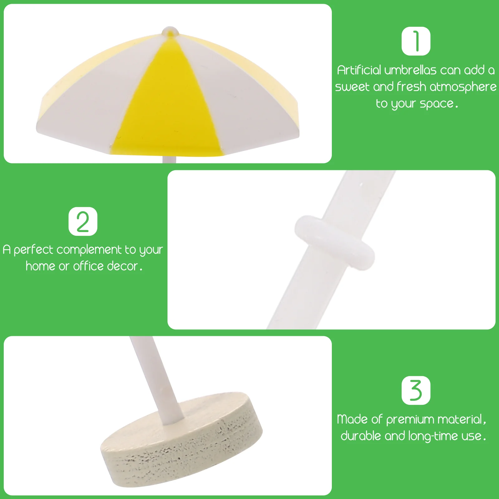 5 шт. мини-зонтик украшения для дома микро-пейзаж украшение искусственный зонтик