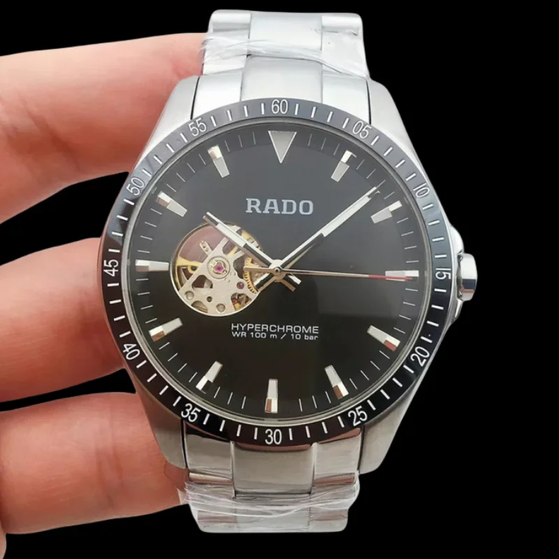

AAA Luxury brand RADO Men's Watch 904L Stainless Steel Automatic Mechanical Watches Bezel luminous calendar waterproof