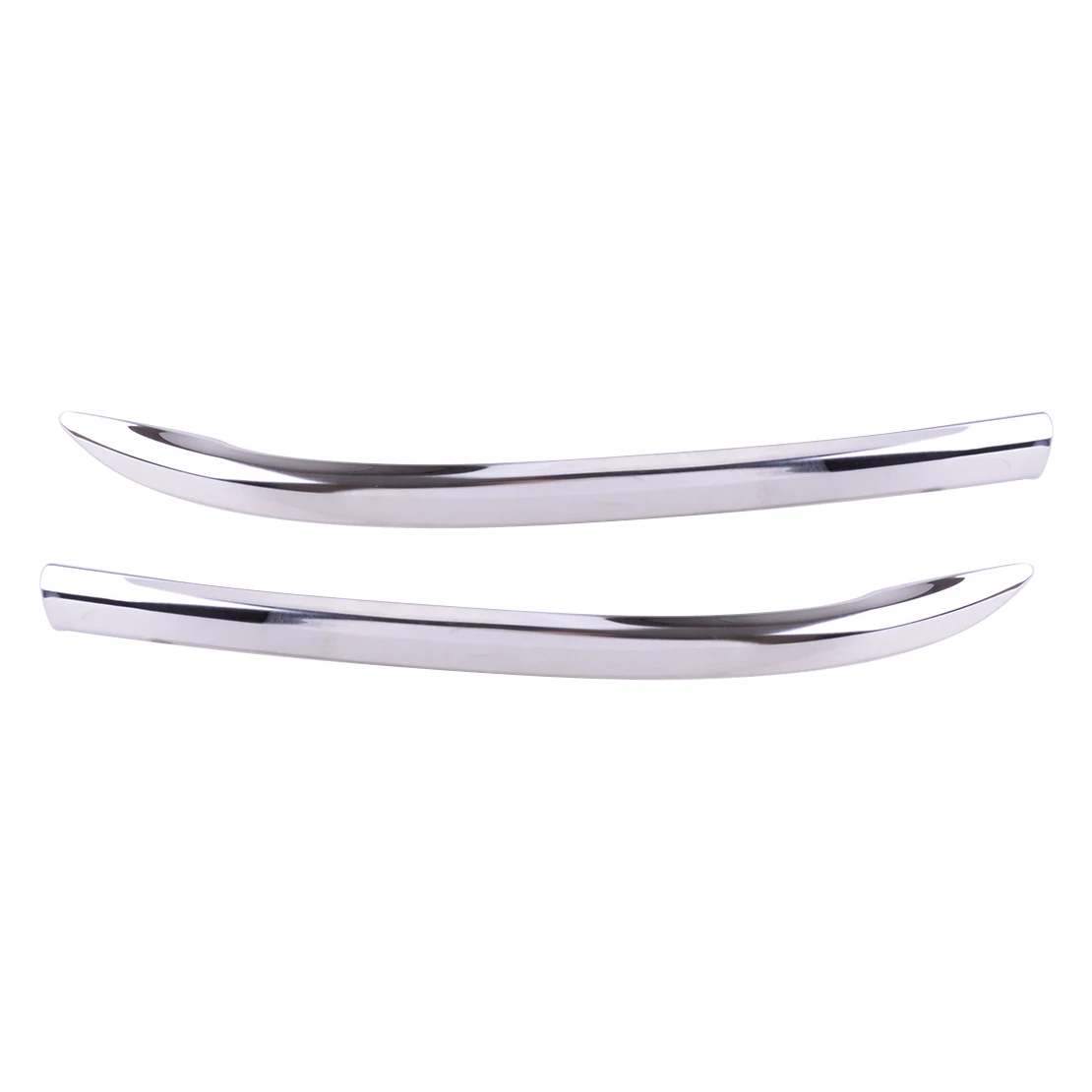 

1 Pair Car Exterior Front Bumper Corner Covers Protector Trim Stainless Steel Fit for Toyota Highlander Kluger 2021 2022 Silver