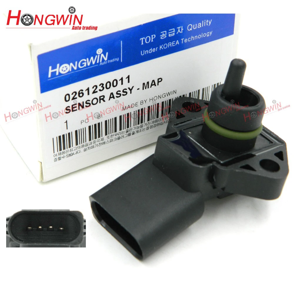 

0261230011 Датчик абсолютного давления в коллекторе для Seat Arosa Cordob Ibiza II VW Caddy Golf III Polo 030906051A 030906051