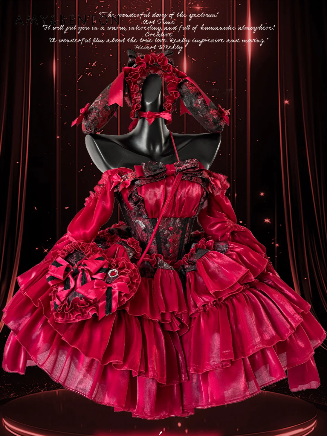 Субкультура Ретро Тяжелая промышленность Платья-пачки Оригинальный дизайн