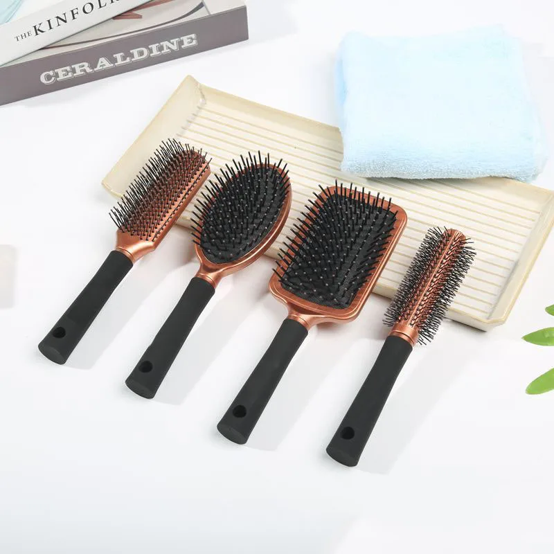 

4 Styles Massage Comb Hair Brush Anti-static Curly Comb Air Bag+Nylon Women Anti Tangle Scalp Comb Salon Beauty Styling Tools