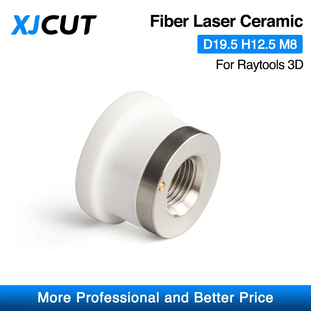 

XJCUT 10Pcs/lot Raytools 3D Laser Ceramic M8 D19.5 120572008B for Raytools Laser Head Nozzle Holder BT210S BM240S BM109 BM111