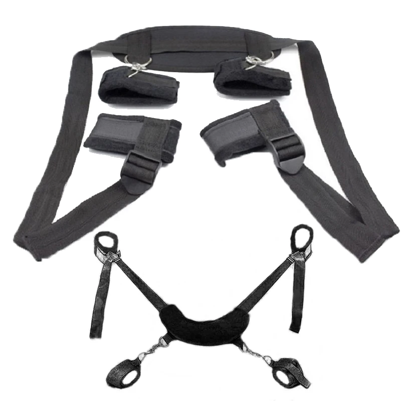 

Adult Erotic Toy Handcuffs & Ankle Cuffs BDSM Bondage Under Bed Restraint Fetish Slave Sex ProductsSex Toys For Couples