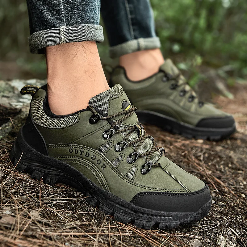 Hot High Quality Outdoor Hiking Shoes For Men Non-slip Mens Trekking Sneakers Breathable Tactical Shoes Women Large Size 39-49