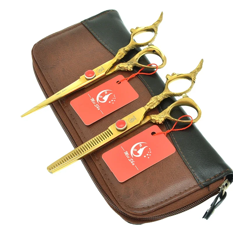 Meisha 6-дюймовые высококачественные парикмахерские ножницы набор парикмахерских