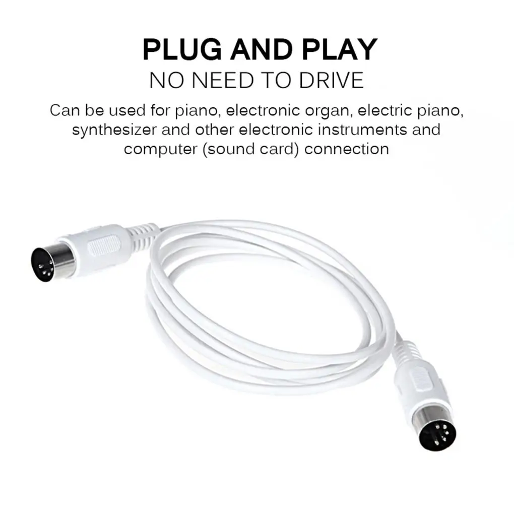 

Music Editing Line Double Five-pin Cable Electronic Keyboard 1 5 m 3 m MIDI Cable