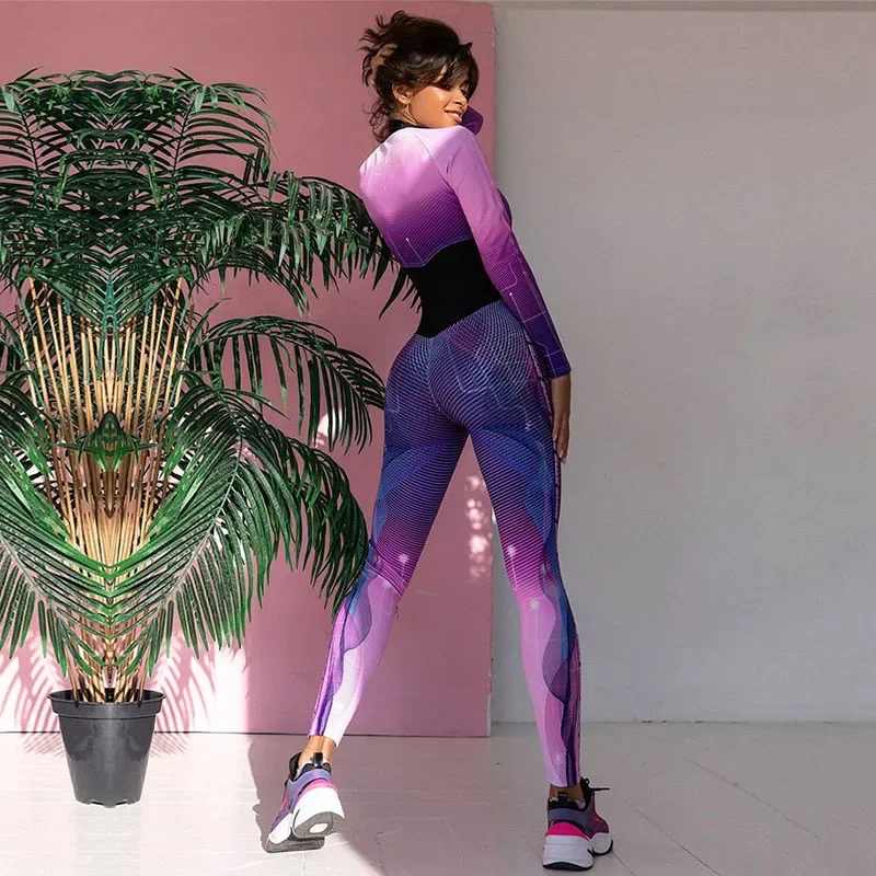 Женский Облегающий комбинезон gymdolphin спортивный цельный костюм на молнии с