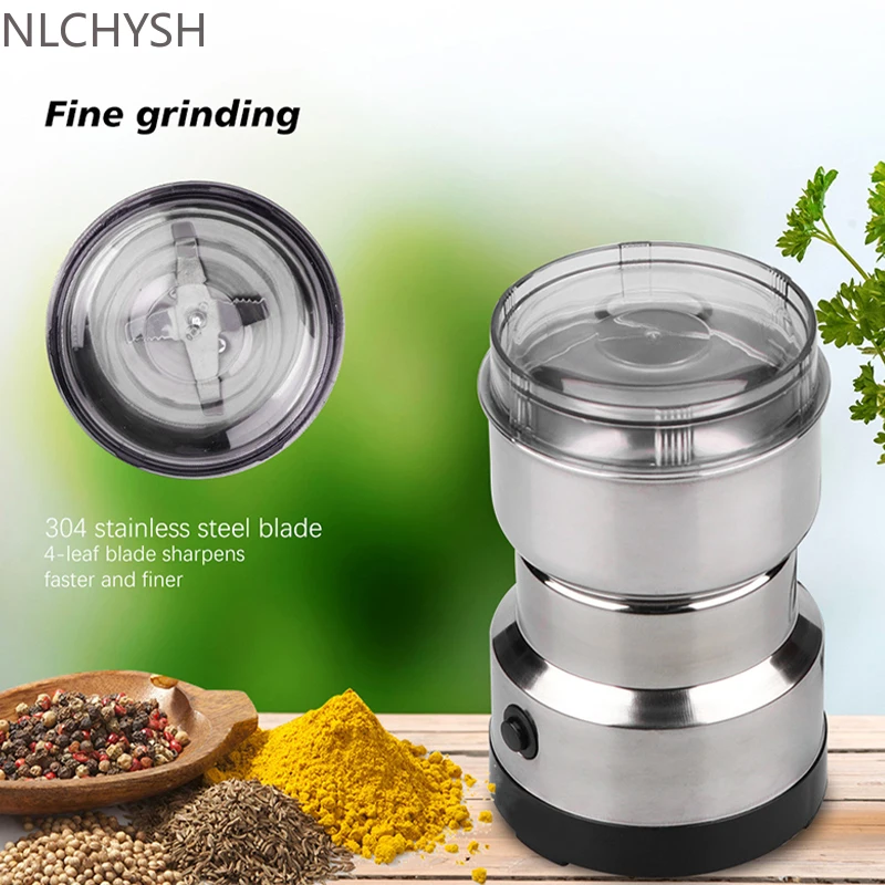 

Electric Coffee Grinder Kitchen Cereal Nut Bean Grain Spice Coffee Grinder Electric Grinding Machine Home Coffe Grinder EU Plug