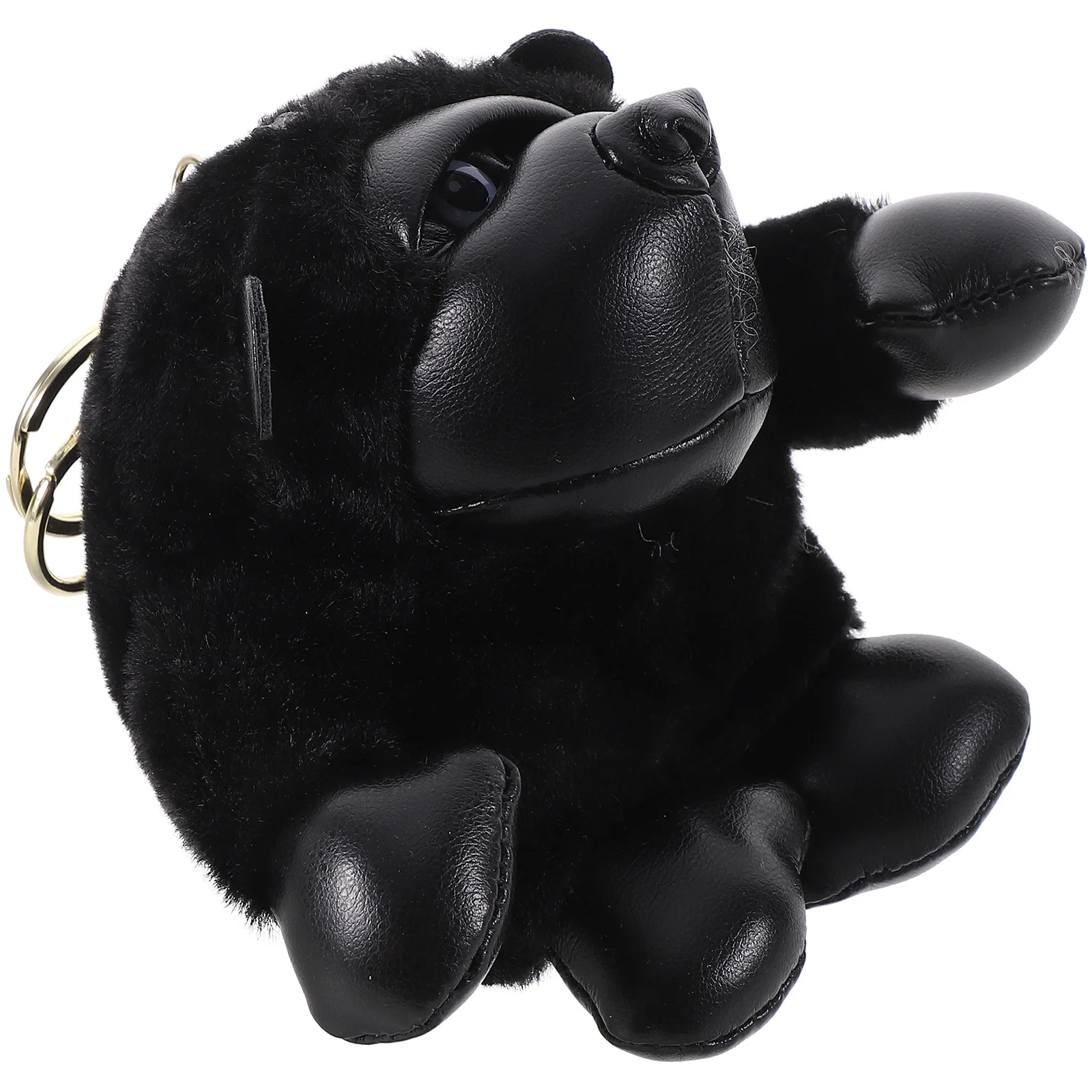 

Lovely Plush Keychain Chains Car Keys Ring Crafts Pendant Stuffed Pp Cotton Gorilla