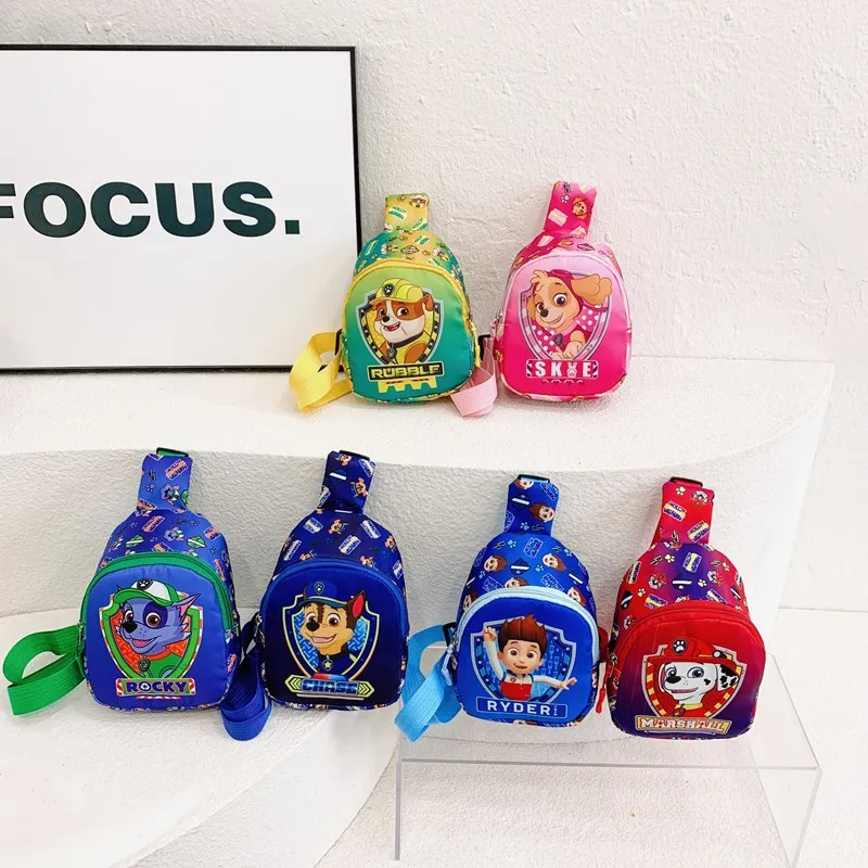 Нагрудная сумка Paw Patrol Chase мини уличные сумки на плечо для мальчиков и девочек