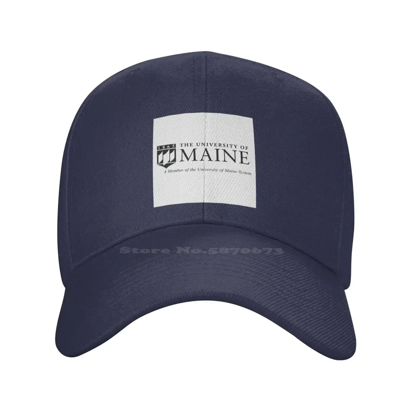 

The University of Maine Logo Fashion quality Denim cap Knitted hat Baseball cap