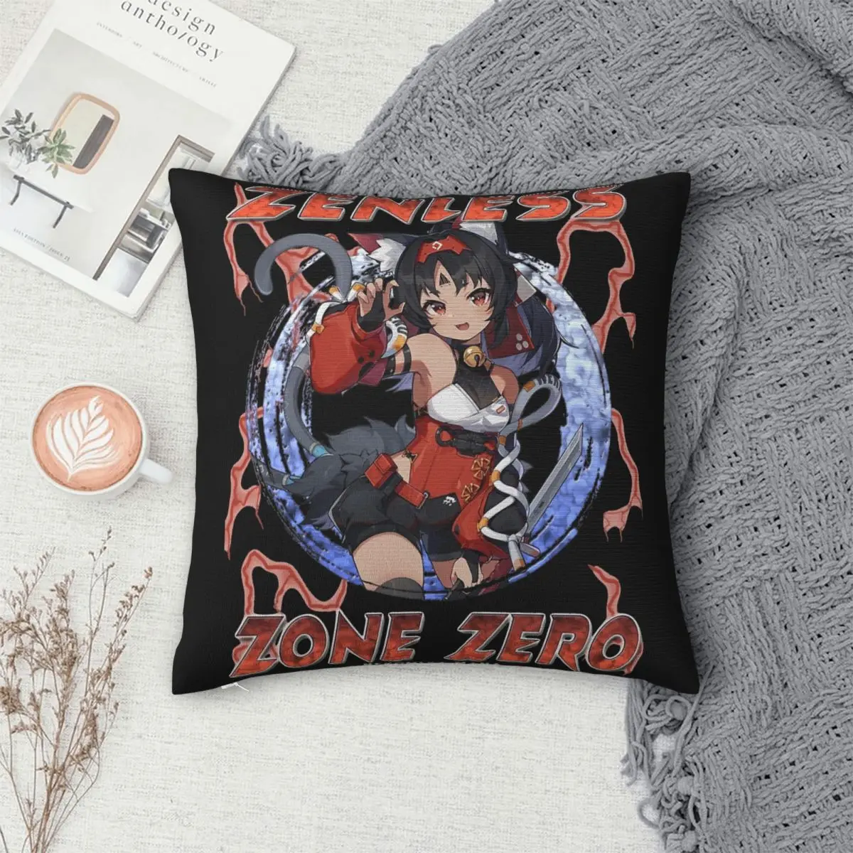 Наволочки Y2K Home Zenless Zone Zero Nekomiya ManaDecor многоразмерные на молнии аксессуары для