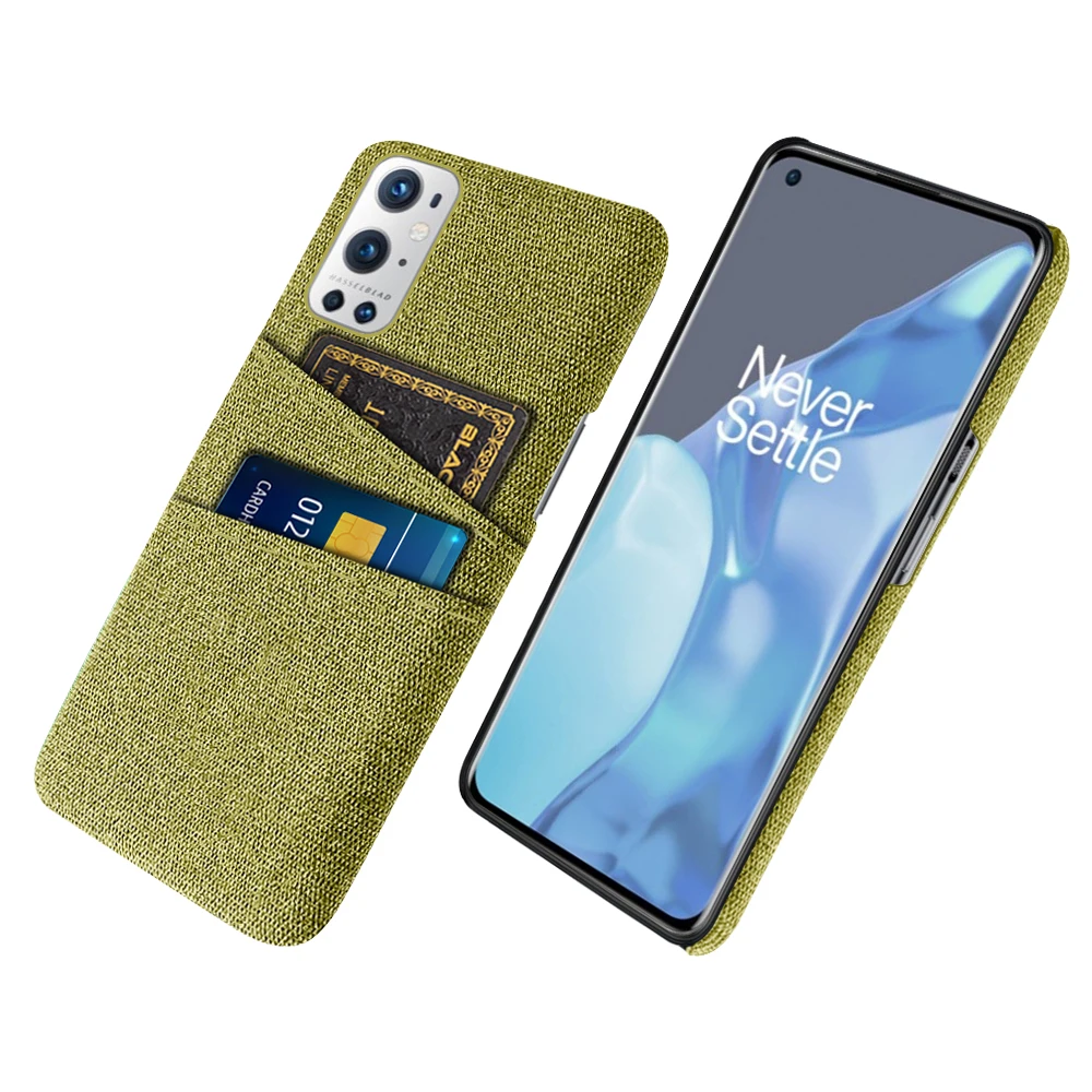 

1+9pro OnePlus 9 Pro Case LE2121 LE2125 One Plus 9 Pro Case Luxury Fabric Dual Card Cover For OnePlus 9Pro 9 Pro 1+9Pro 6.7"