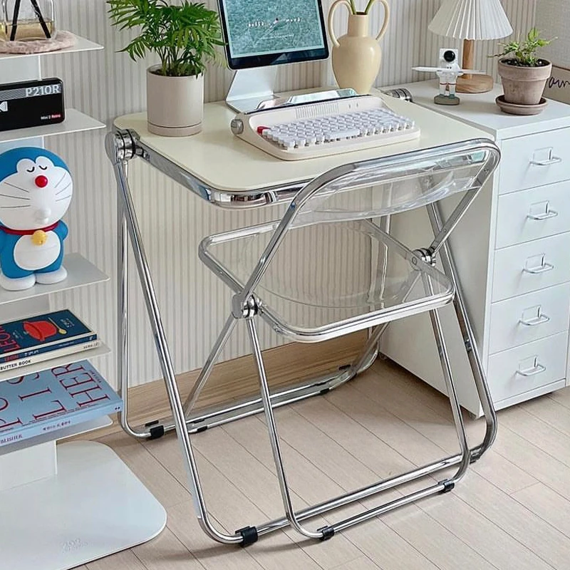 

Classical folding table transparent online celebrity B&B photography base simple combination tables and chairs.