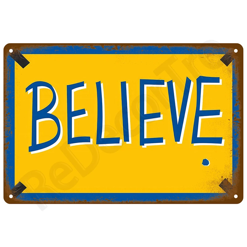 

Ретро жестяная вывеска для интерьера