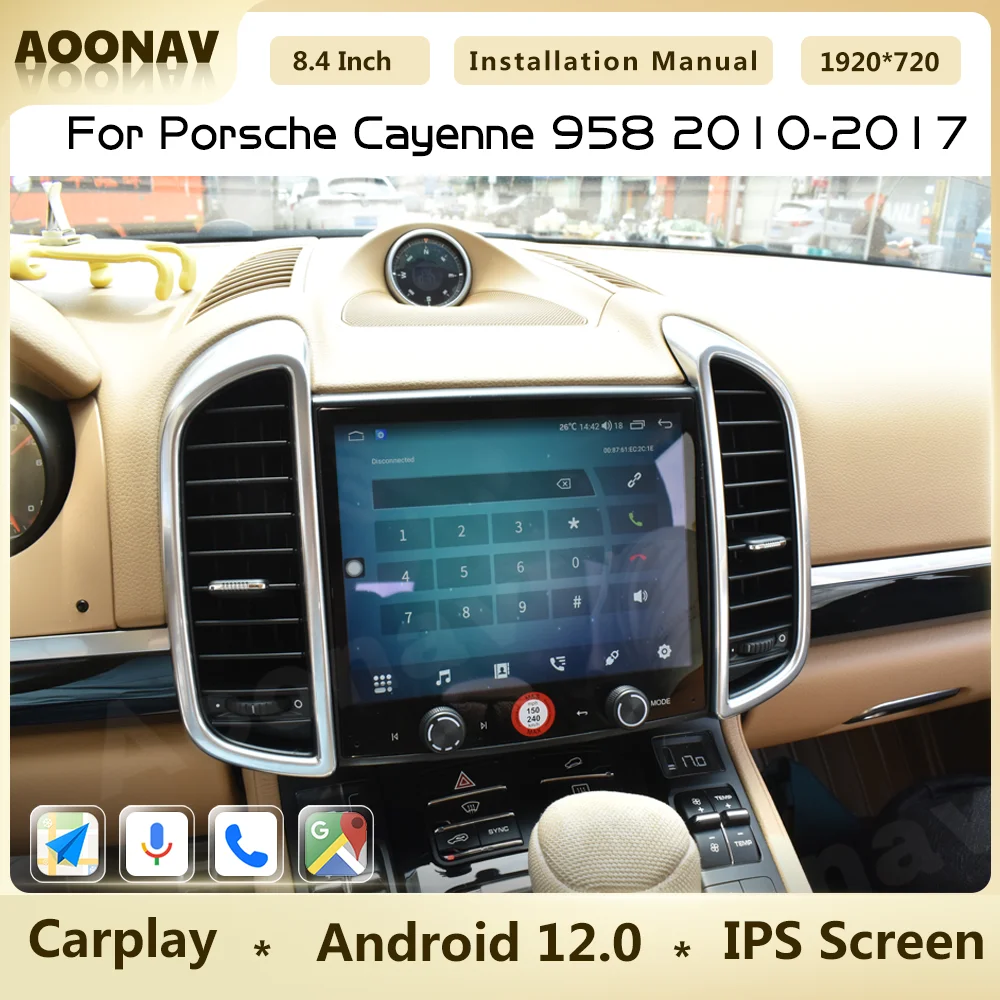 

128G Android 12 Car Radio multimedia player For Porsche Cayenne 958 2010-2017 car gps navigation stereo carplay google Head Unit
