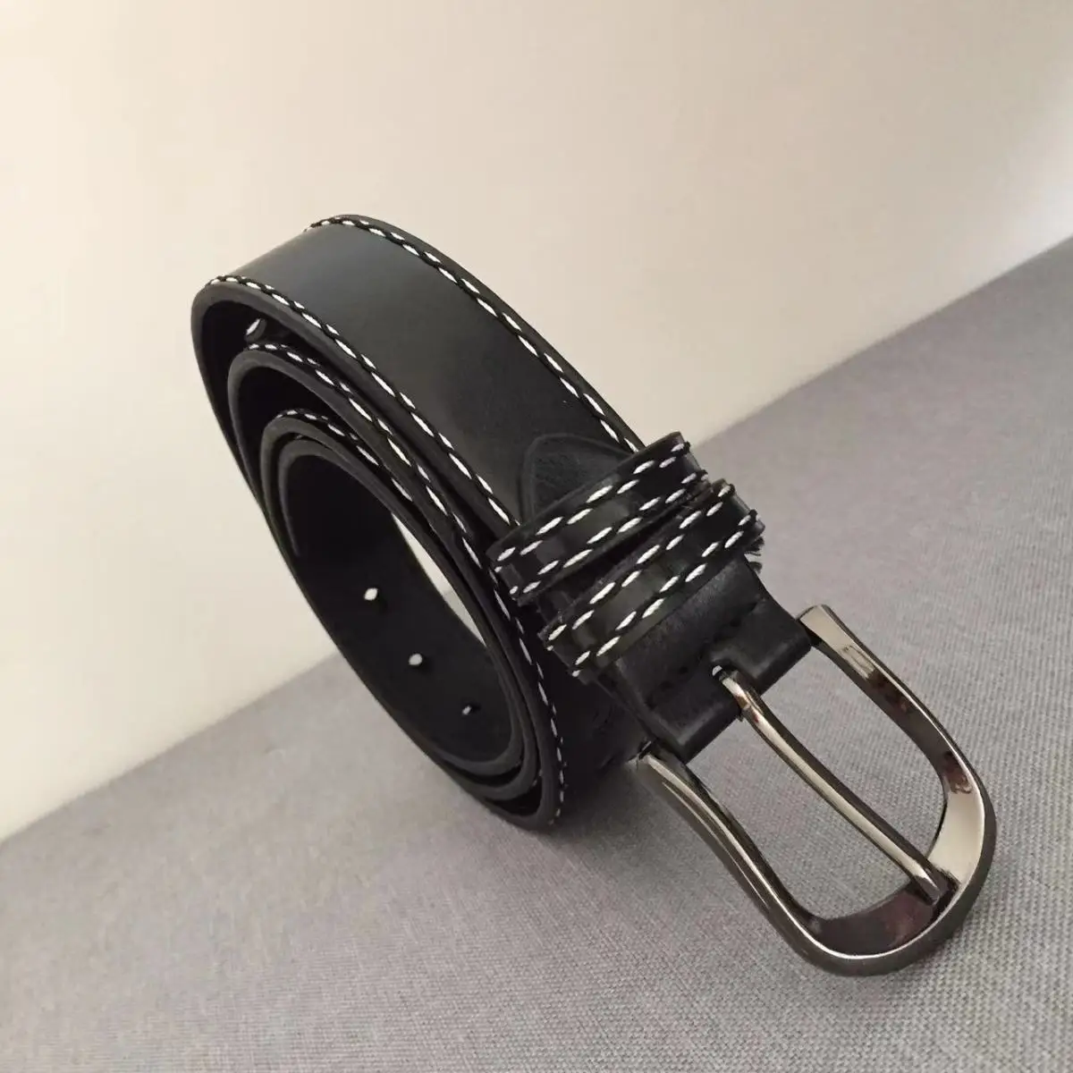 Trendy New Korean Version Women's Belt Hollow Full-Hole Luxury Brand Design Student Thin And Narrow Versatile Simple Belt A2893