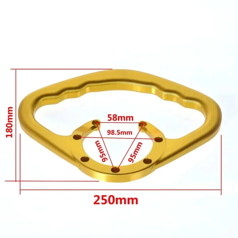 Фото Для Honda VFR800 VFR 800 VFR800/F всех годов выпуска, универсальные пассажирские ручки для мотоцикла, ручка для захвата на баке, подлокотник. №5