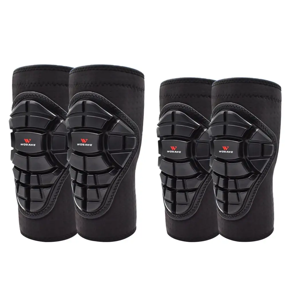 

1 Set Knee Pads Elbow Pads Kit 2 in 1 Skateboard Pads for Skating Cycling