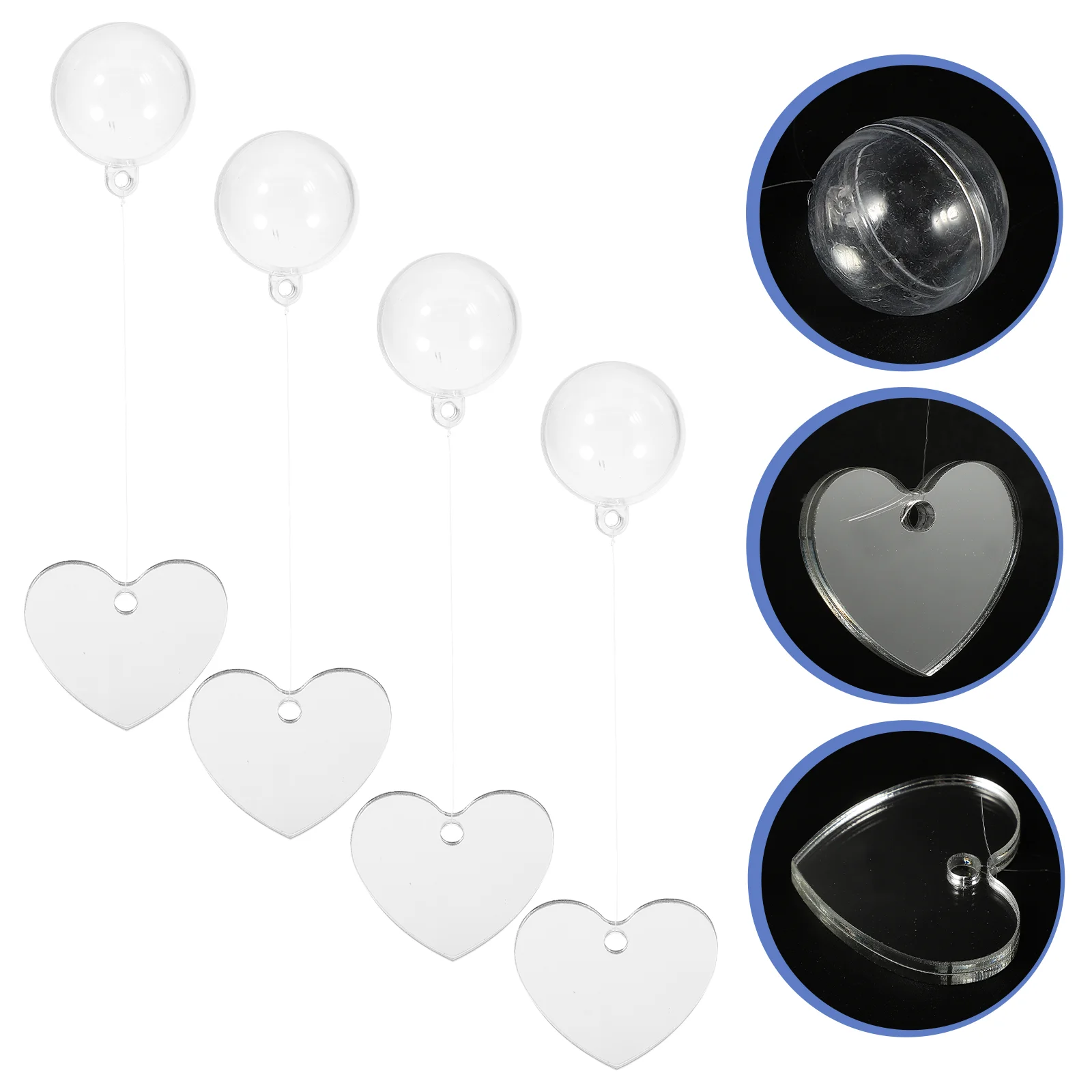 

Betta Mirror Tank Decor Floating Decorations Aquarium Bettal Decoration Supplies Toys Training Toy Feeding Ring Accessories