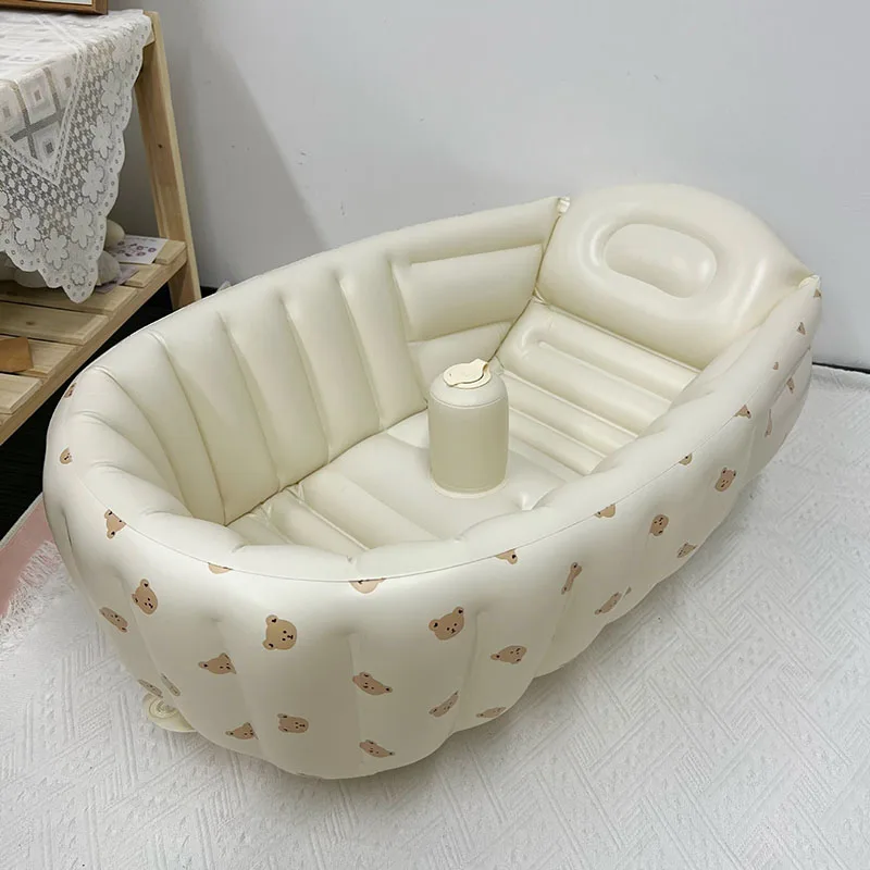 

Freestanding Inflatable Bathtub Toys Kids Portable Foldable Household Bathtub Pliable Edge Barrier Badewanne House Furniture