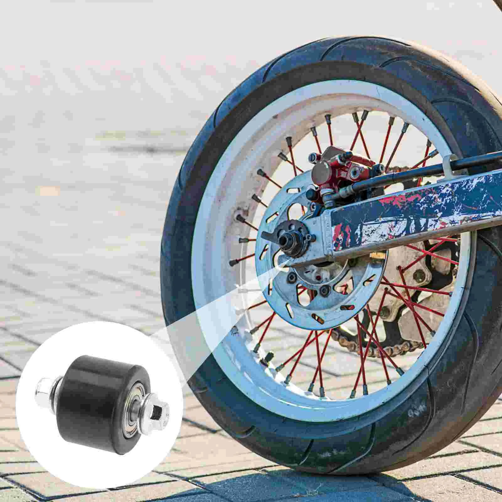 

Chain Tensioner Motorcycle Guide Roller Mini Bike Parts Sprocket Guard Accessories Attachment Wheels