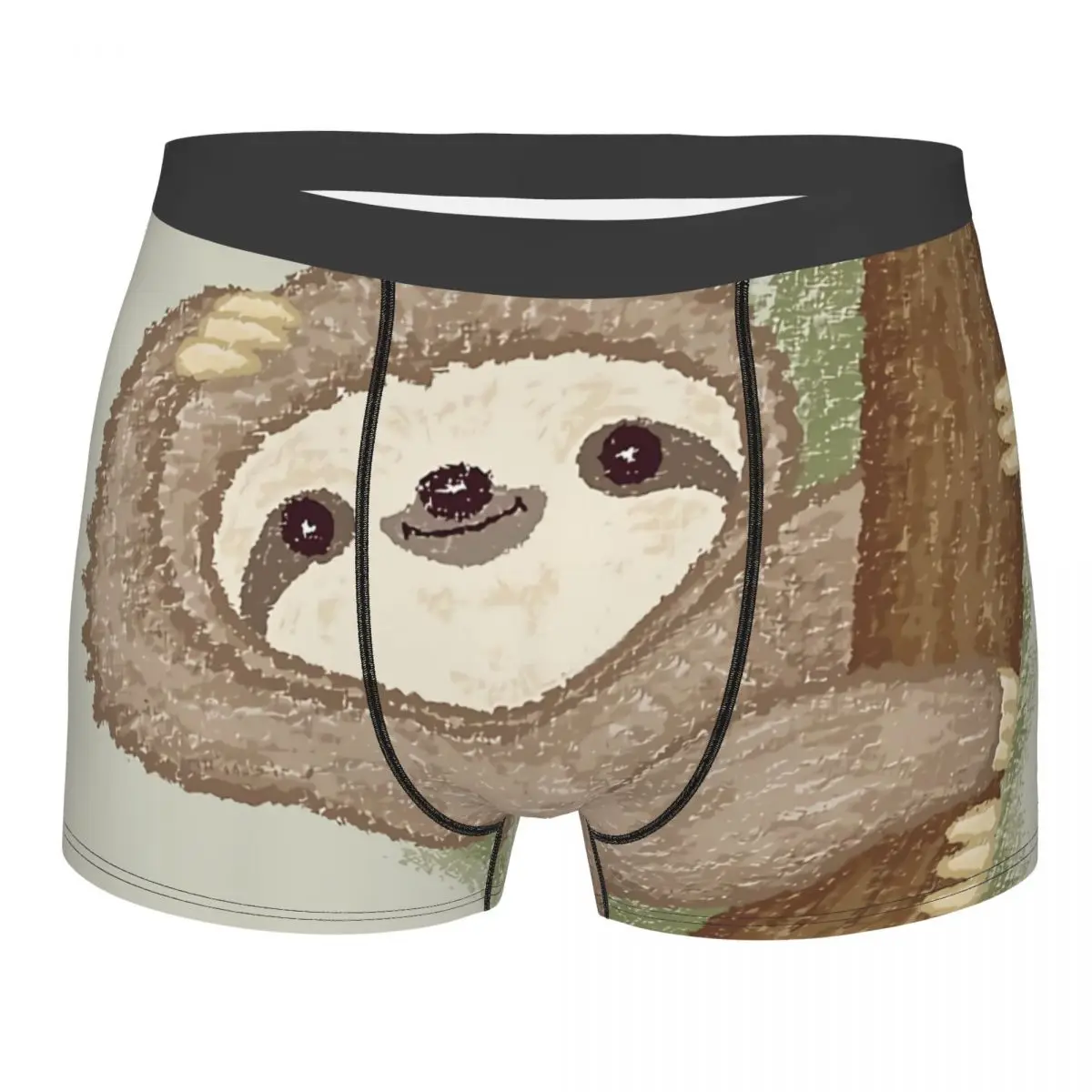 

Shy Sloth Underpants Cotton Panties Man Underwear Print Shorts Boxer Briefs