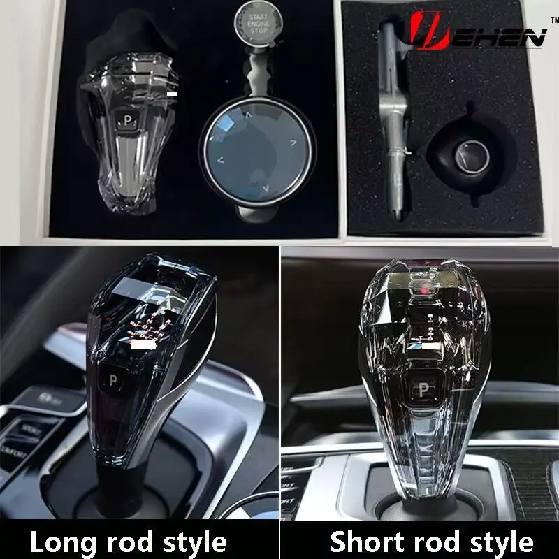 

3pcs Crystal Shift Knob for BMW F10 F20 F30 F15 F16 E70 E71 F25 F26 F02 Short crystal shift head