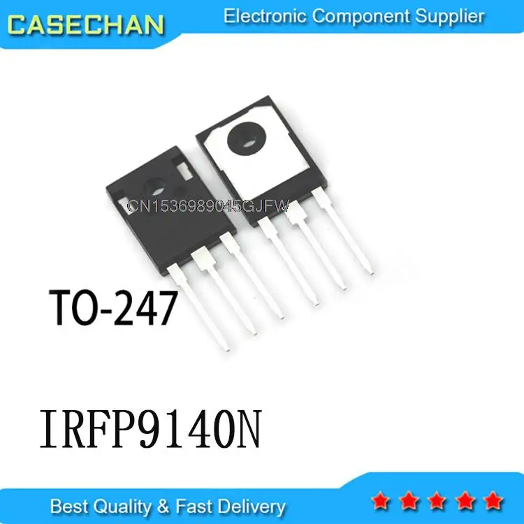 

10PCS New and Original + IRFP140N IRFP9140 +IRFP140 TO-247 N-ch + P-ch 23A 100V IRFP9140N