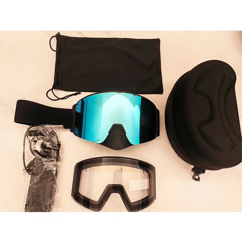 Магнитные лыжные очки с электрическим подогревом